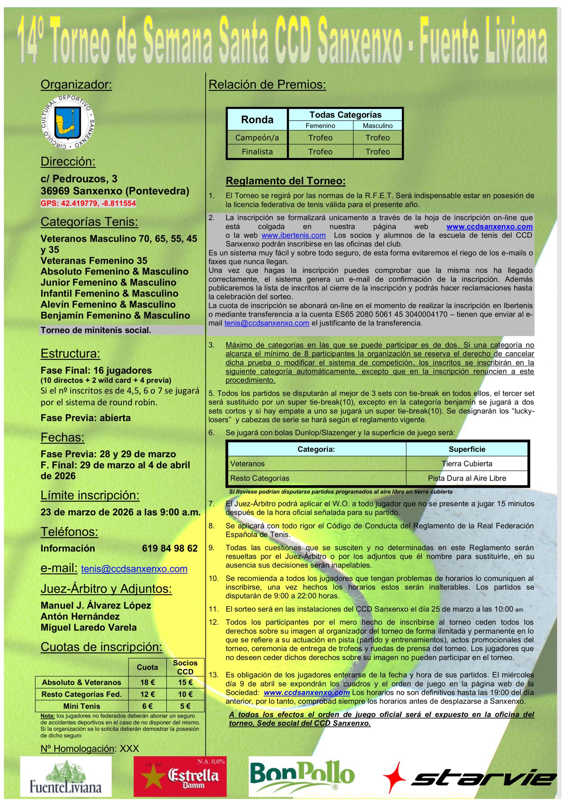 Cartel torneo semana santa 2026 Imagen